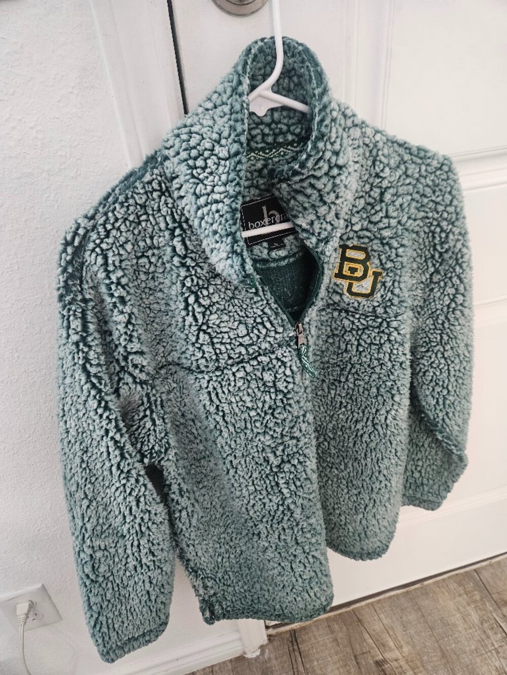 Boxer Craft  Green, Large Sherpa Sweatshirt